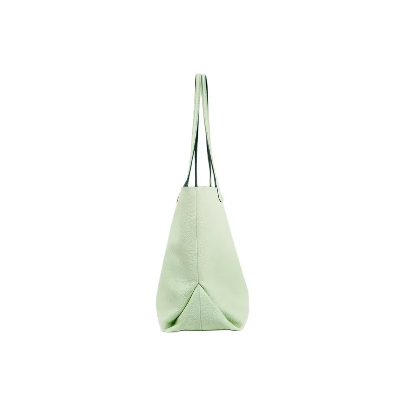 SUREN TC Grain Cow Leather Tote Bag Shopping Bag Handbag Shoulder Bag Women's Mint Green-2