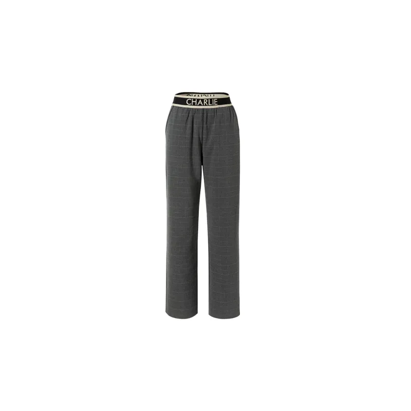 Charlie Luciano Casual Pants Unisex Dark Gray-0