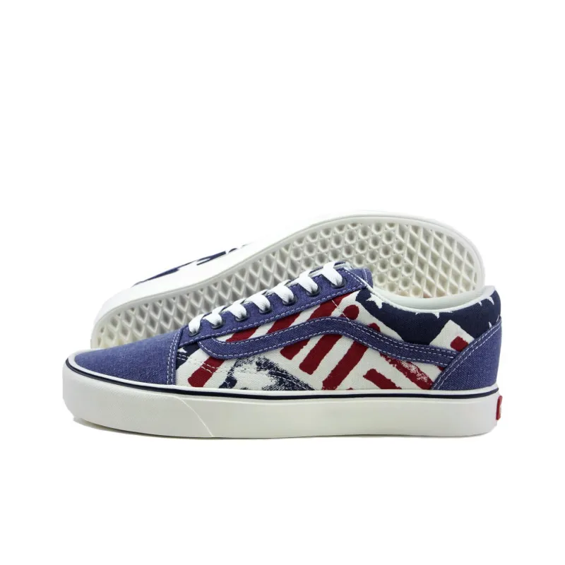 Vans Old Skool Lite Training Shoes 'Blue Red'-3