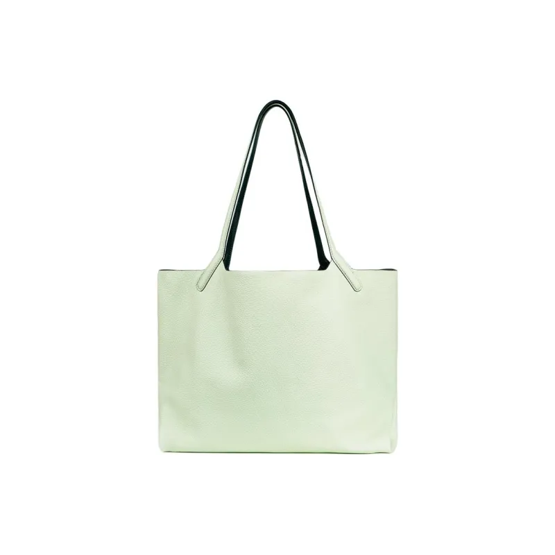 SUREN TC Grain Cow Leather Tote Bag Shopping Bag Handbag Shoulder Bag Women's Mint Green-3