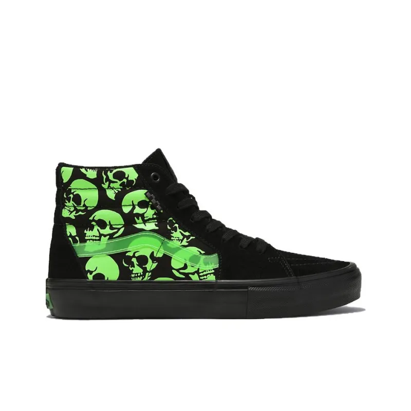 Vans Sk8 Hi 'Glow Skulls'-1