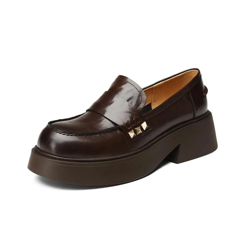BOSSSUNWEN Loafers Women's Brown-6