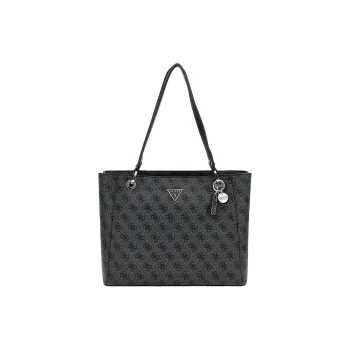 GUESS Polyurethane One Shoulder Handbag Regular Women's Black & Multicolor