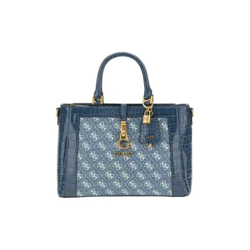 GUESS Cotton Shoulder Bag Crossbody Bag Handbag Regular Women's Blue
