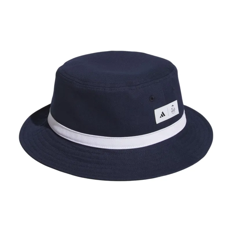 Adidas Cotton Bucket Hats Men's Blue-1