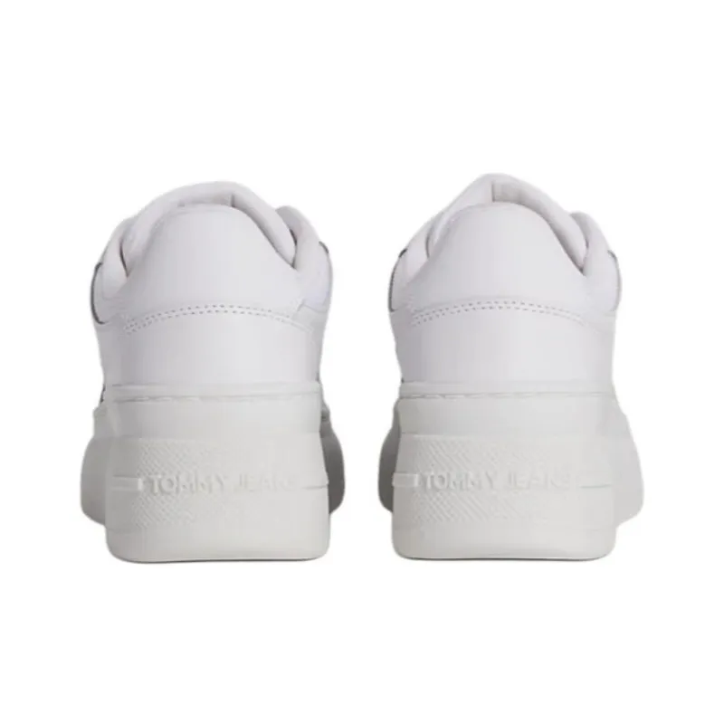 Tommy Hilfiger Low Top Skateboard Shoes Women's White-4