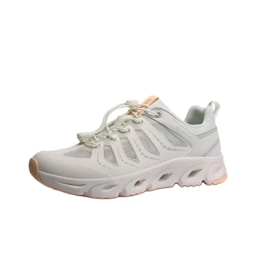 TOREAD Outdoor Shoes Women's Low-Top Raw White Peach Pink