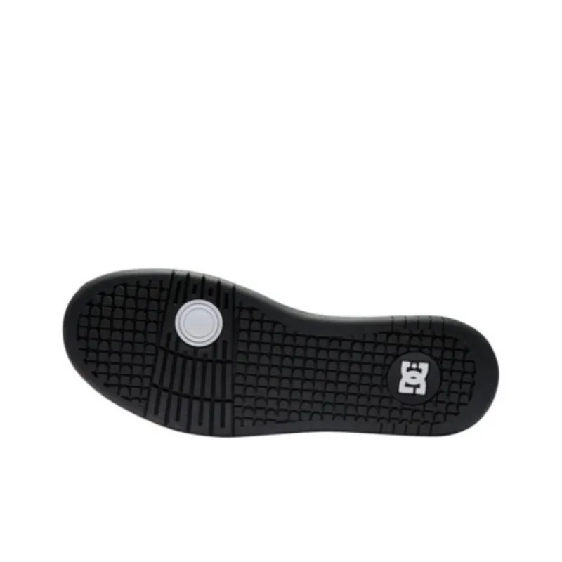 DC Shoes Anti Slip Wear Resistant Low Top Skateboard Shoes Men's Black White-3