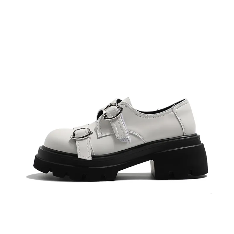 MIS. DANNY Loafers Women's Black/White/Brown-4