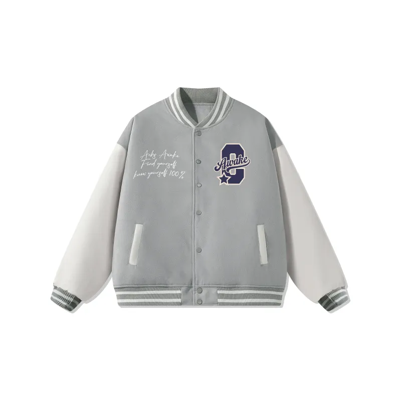 ACHS AWAKE Baseball Jacket Unisex-15