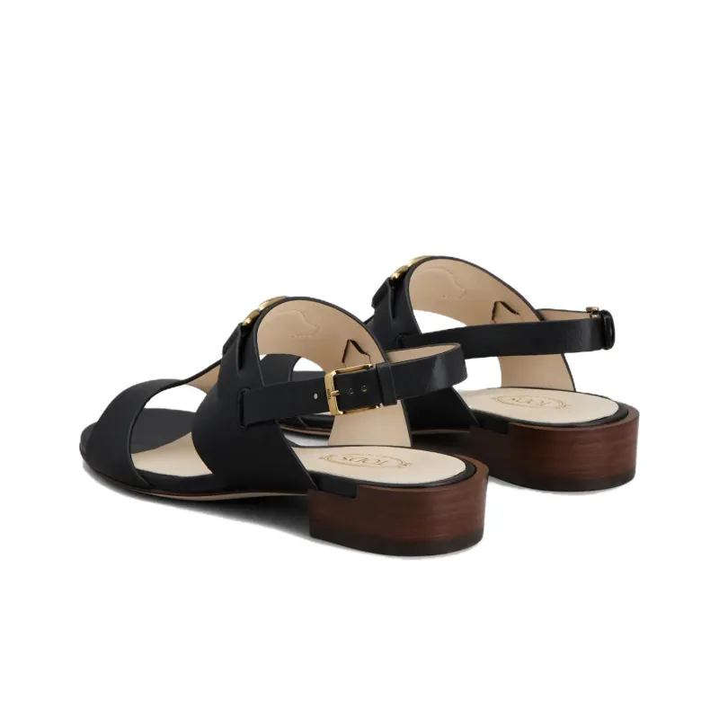 TOD'S Logo Engraved Buckle Fastened Sandals Women's-3