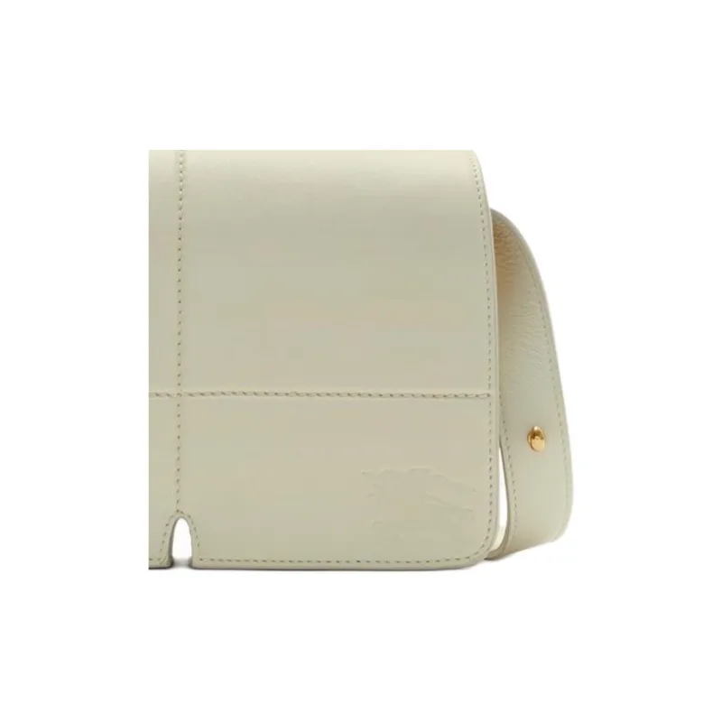 Burberry Smooth Calf Leather Shoulder Bag, Crossbody Bag Women's Almond-4