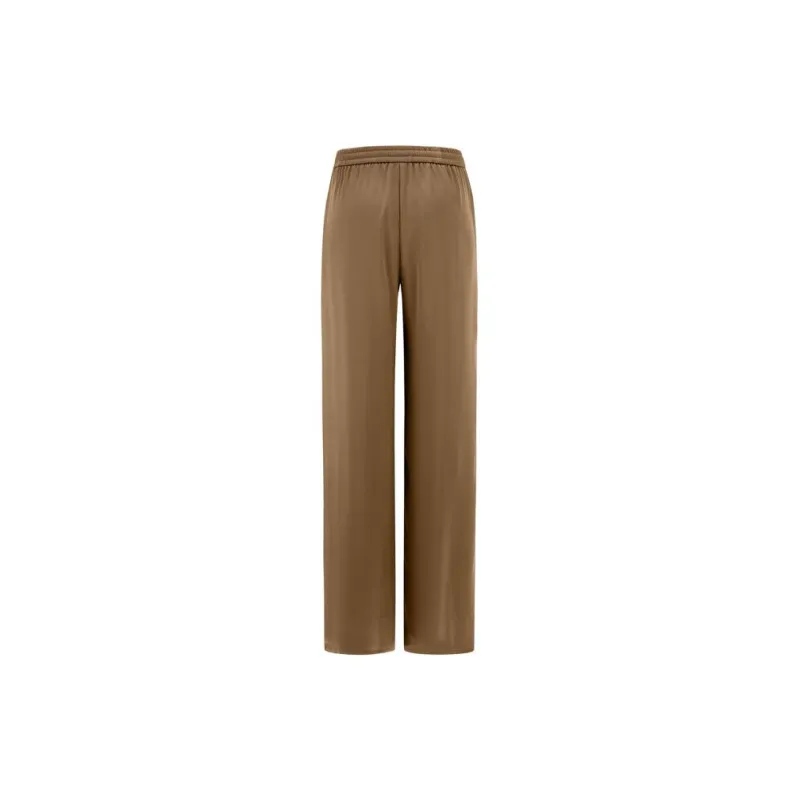 HERNO Wide Leg Satin Trousers-1