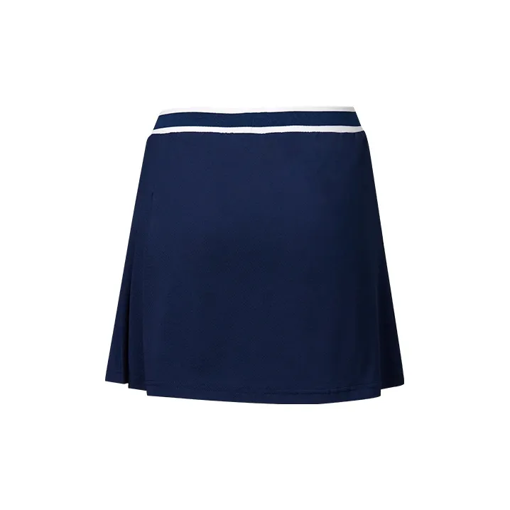 Kawasaki Skirt Women's White/Navy Blue-1