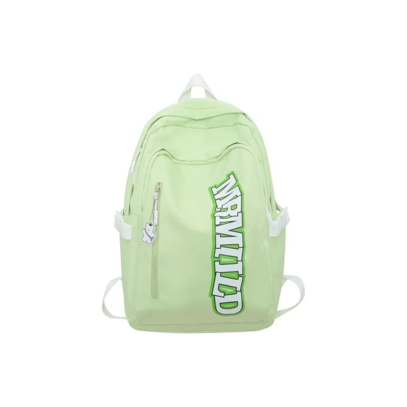 Travel Nylon Backpack Regular Women's Black/Pink/Gray/Green/Blue-8