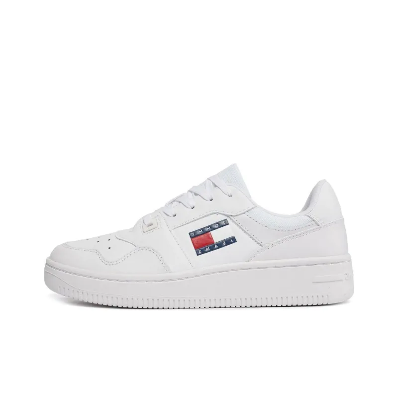 Tommy Hilfiger Low Top Skateboard Shoes Women's White-0