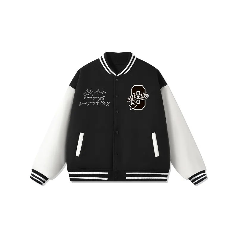 ACHS AWAKE Baseball Jacket Unisex-11
