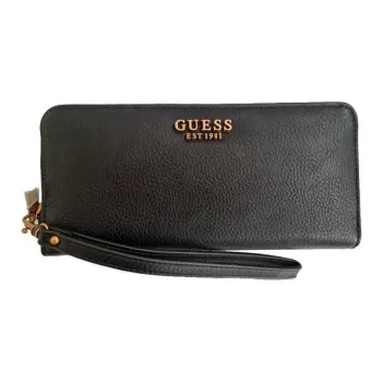 GUESS Synthetic Leather Wallet Regular Women's Black