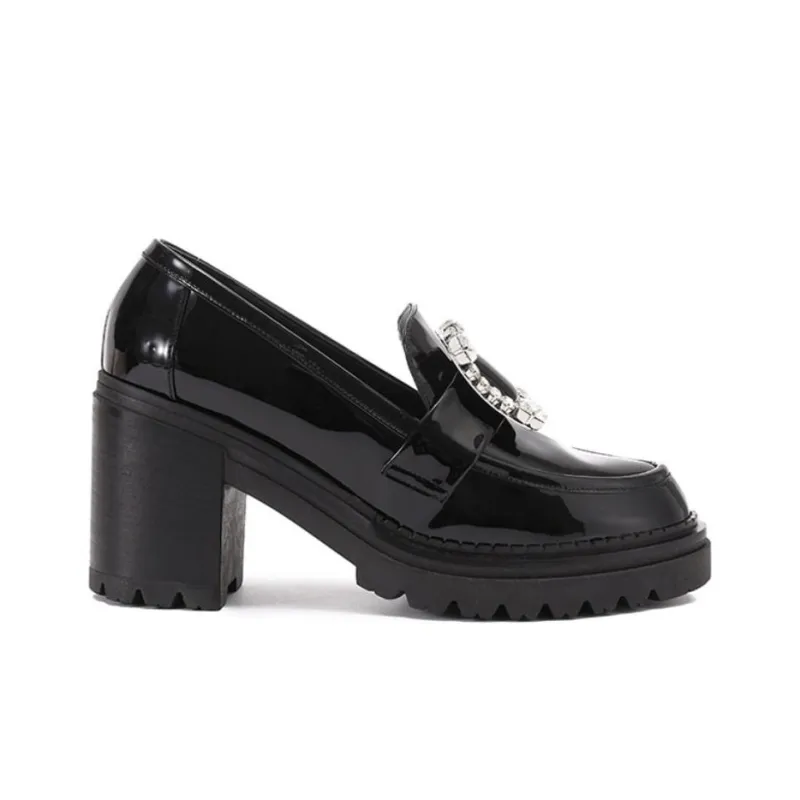 SERGIO ROSSI Prince 85mm Leather Loafers-1