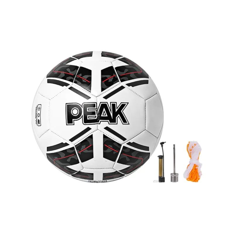 PEAK Size 5 Soccer Machine Stitched Soccer Ball Unisex Black And White Blue green White Powder-1