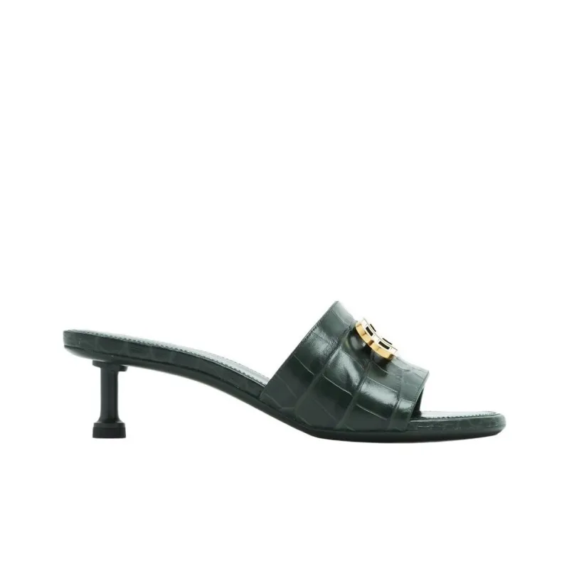 Balenciaga 60mm Groupie Leather Mules-1