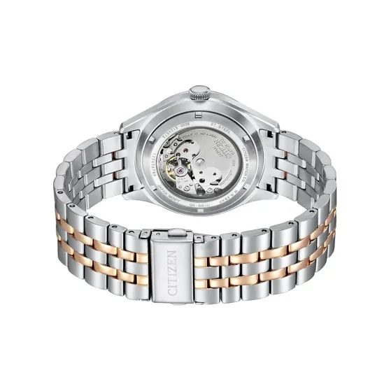 CITIZEN Mechanical Movement Stainless Steel Strap Watch 40mm Men's Watches Black Dial NH8394-70HB-1