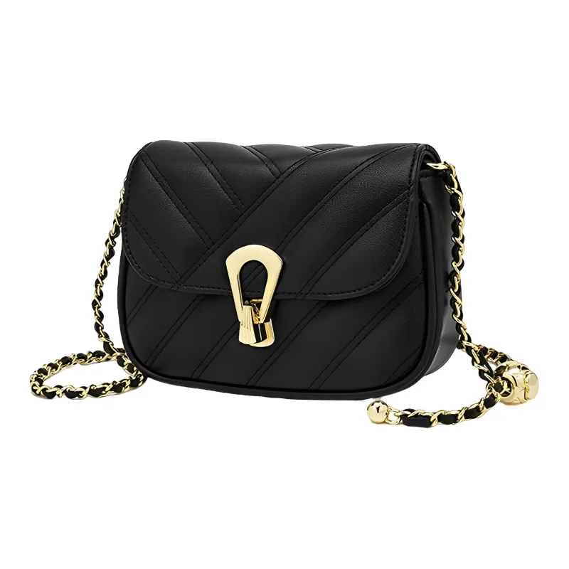 FOXER Synthetic Leather Casual Niche Versatile Design Refined Commute Shoulder Bag Regular Women's Apricot/Black-8