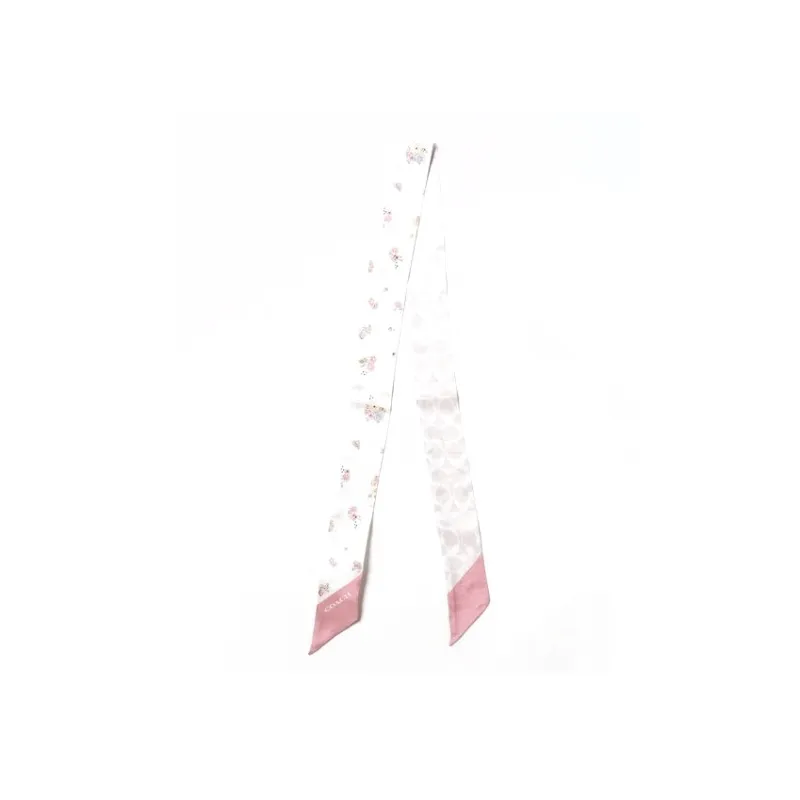 COACH Silk Scarves Unisex Multicolor-2
