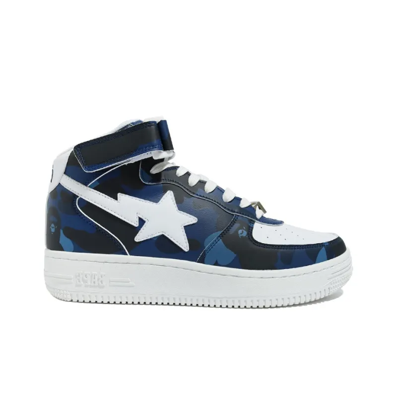 BAPE A BATHING APE Bape Sta Mid Camo Navy-1