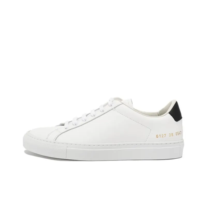 COMMON PROJECTS Retro Low Black White White-0