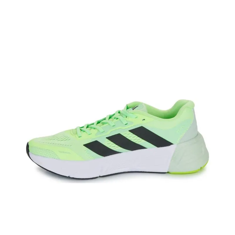 Adidas Questar 2 Cushioning Wear Resistant Low Top Running Shoes Men's Green-0