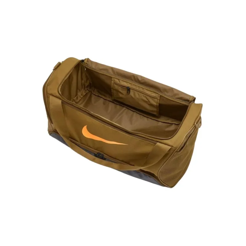 Nike Synthetic Material Portable One Shoulder Travel Bag Tubas Men's Brown-4