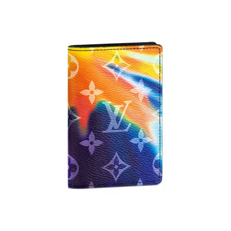 LOUIS VUITTON Pocket Organizer Sunset Monogram Multicolor-0