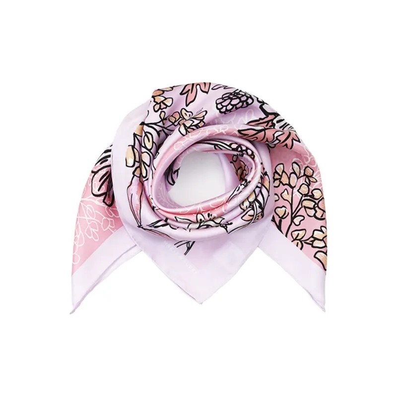 MARJAKURKI Silk Scarves Women's-3