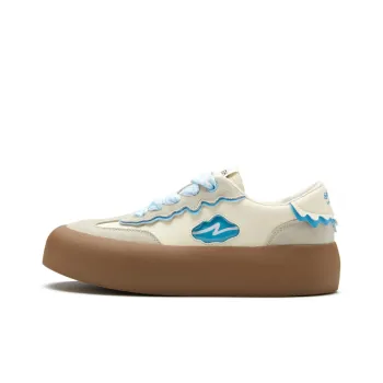 HERLOOK Fusion Collection German Army Trainers Low Top Skateboard Shoes Women's Sea Salt Ice Cream