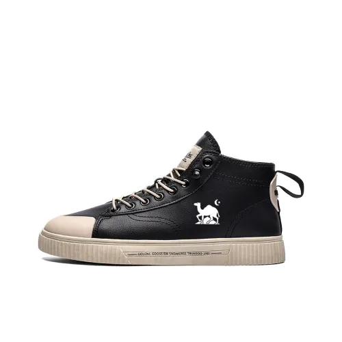 EASTERN CAMEL Slip Resistant High Top Platform, Skateboard Shoes Men's