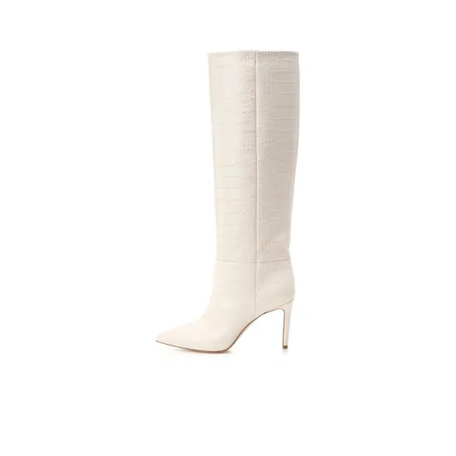 Paris Texas 90mm Snakeskin-effect Knee-length Boots