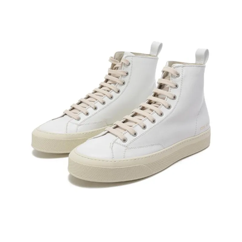 COMMON PROJECTS High Top Skateboard Shoes Men's White-2