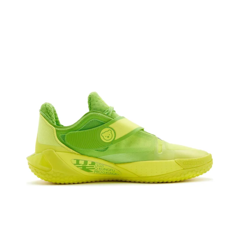 QIAODAN Sharp Edge RISE1.5 Basketball Shoes Men Low Top Bright Yellow Neon Green-1