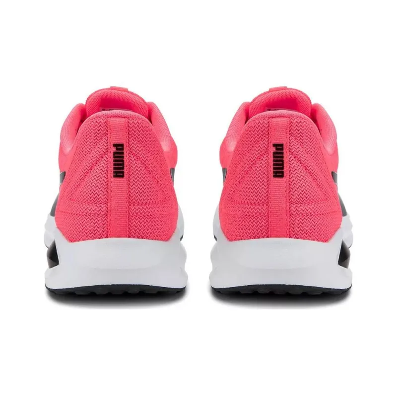 PUMA Twitch Runner Cushioned Slip-Resistant Low-Top Running Shoes Women's Red Black-3