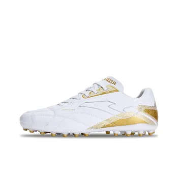 Joma MG Rubber Short Studs Cushioning, Wear Resistant Soccer Shoes Men's White Gold