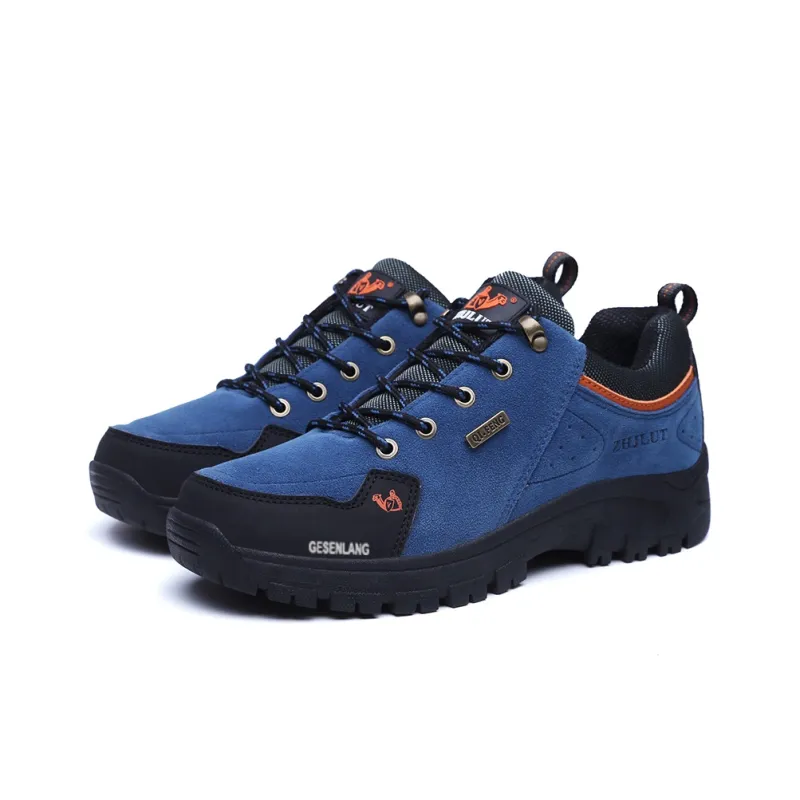 GESENLANG Anti Slip And Wear Resistant Water Resistant Low Top Outdoor Shoes Men's-2
