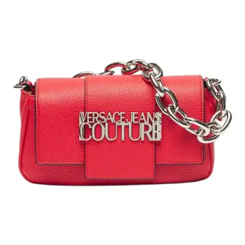 VERSACE JEANS COUTURE Polyurethane PU Handbag, Shoulder Bag Women's Red