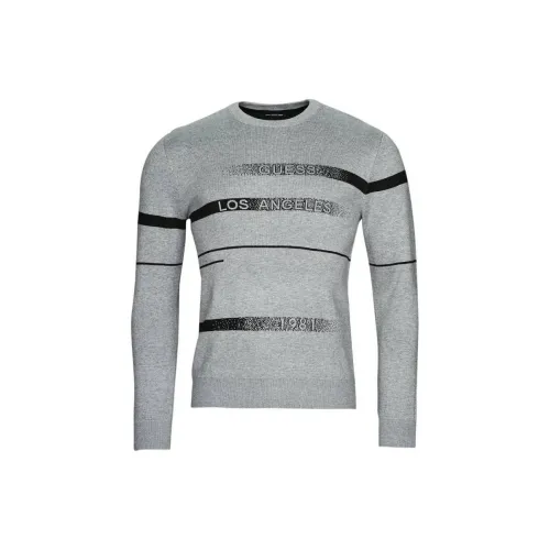 GUESS Knitwear Men Gray