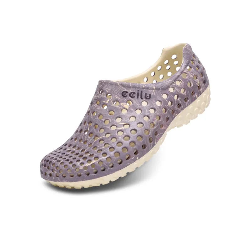 Ccilu Clogs Unisex Water Dyed Dazzling Color-1