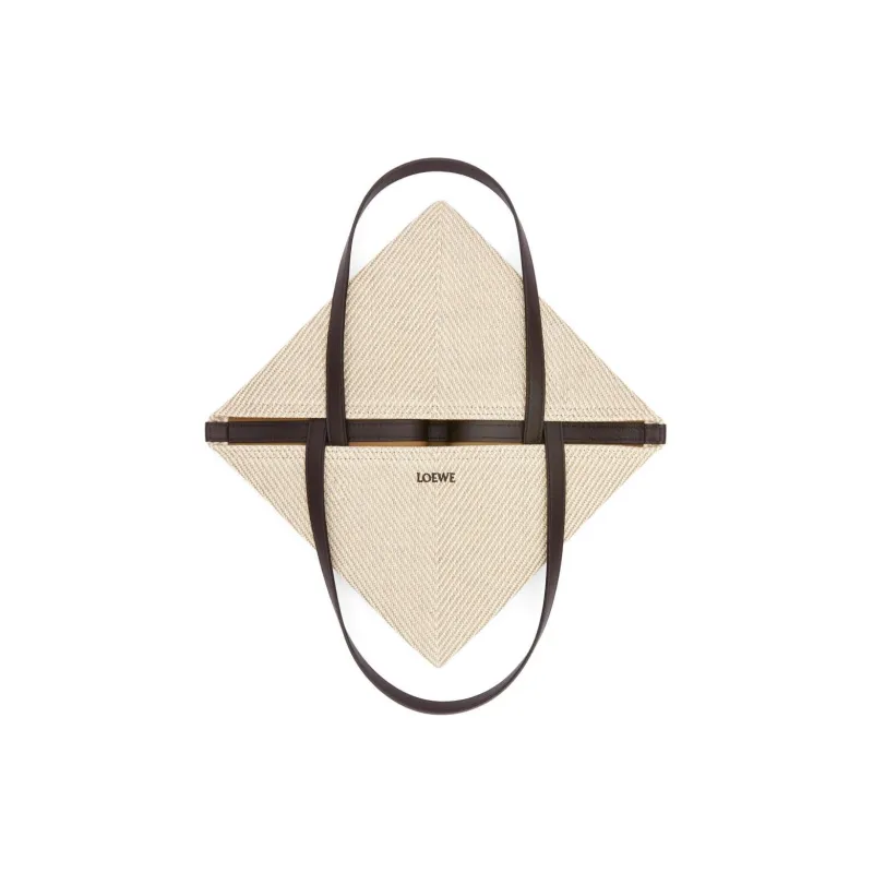 LOEWE Fabric Handbag Unisex Beige & Natural-3