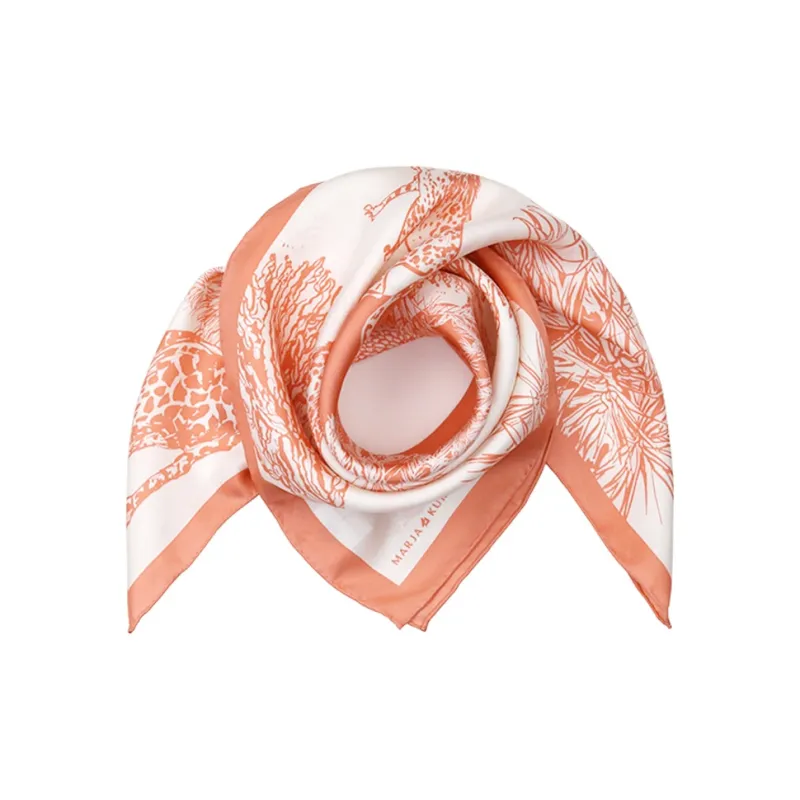 MARJAKURKI Silk Scarves Women's-5