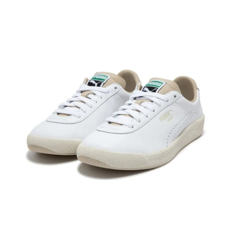 PUMA Star OG Premium Anti Slip Wear Resistant Low Top Skateboard Shoes Unisex White Brown-2