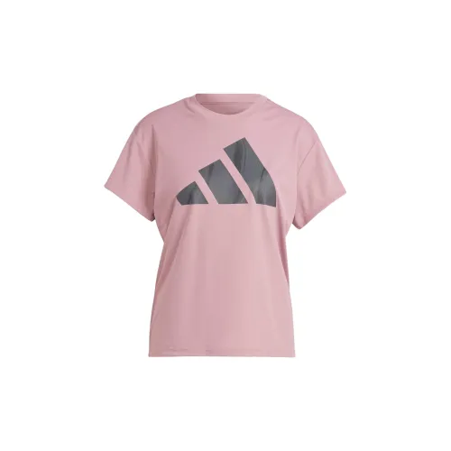 Adidas BRAND LOVE T-Shirts Women's Dusty Pink