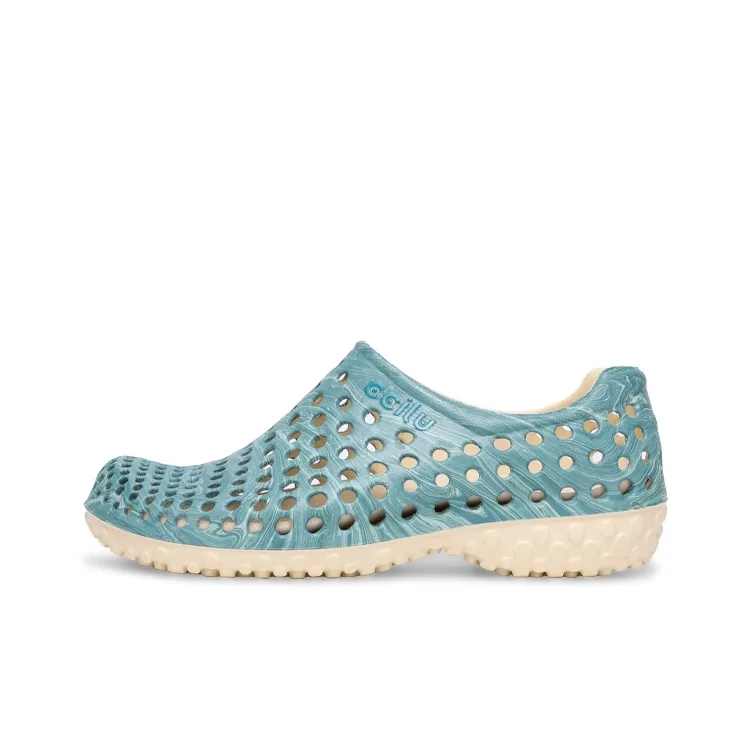 Ccilu Clogs Unisex Water Dyed Dazzling Color-8